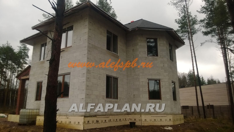 Строительство дома по проекту 132A - фото №7