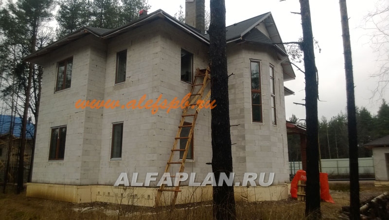 Строительство дома по проекту 132A - фото №9