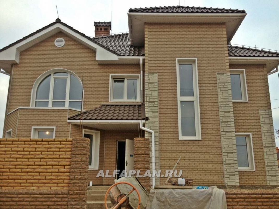 Строительство дома по проекту 137A - фото №1