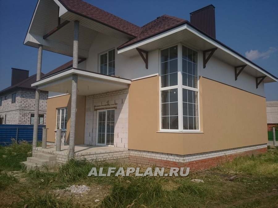 Строительство дома по проекту 142A - фото №6