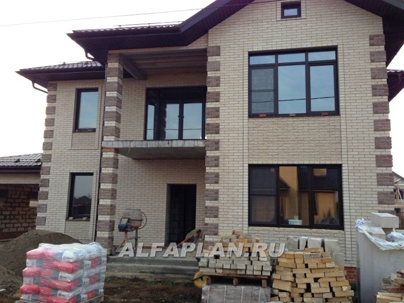 Строительство дома по проекту 155A - фото №1