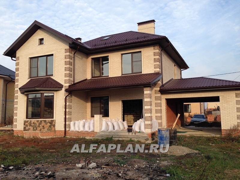 Строительство дома по проекту 155A - фото №2