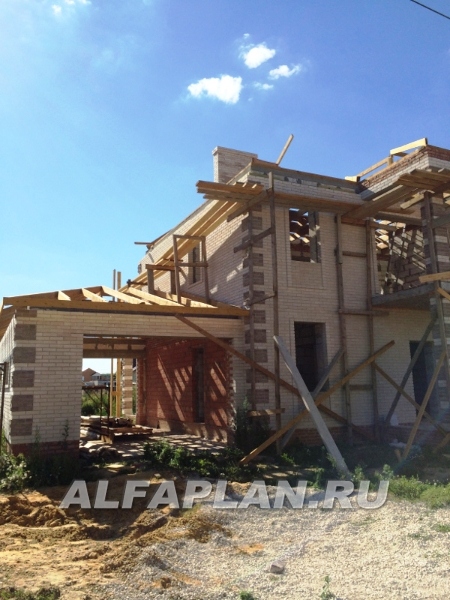 Строительство дома по проекту 155A - фото №4