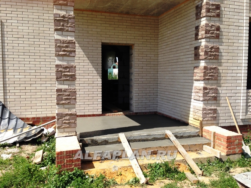 Строительство дома по проекту 155A - фото №6