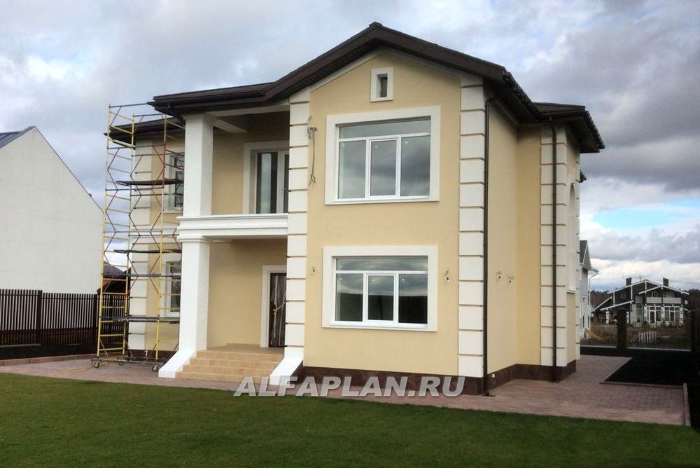 Строительство дома по проекту 155A - фото №1