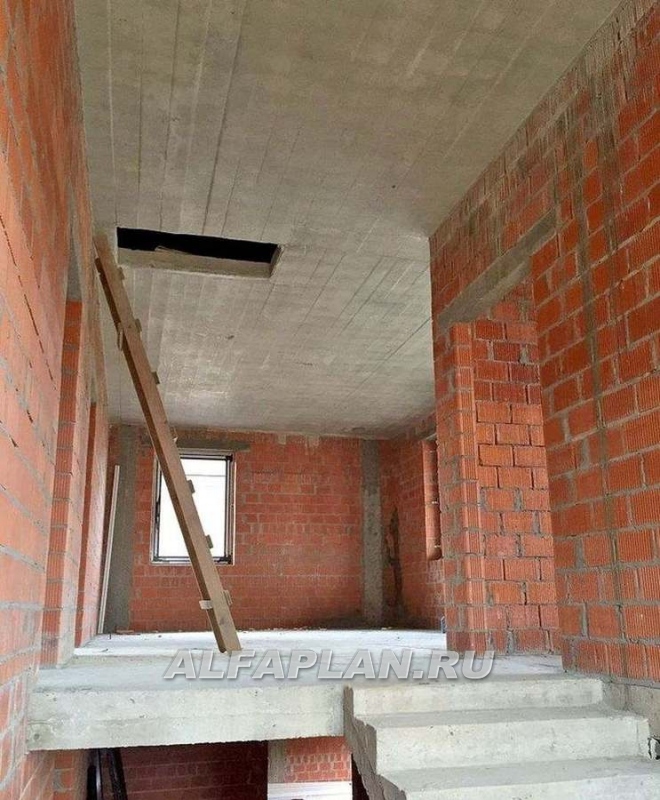 Строительство дома по проекту 155E - фото №16