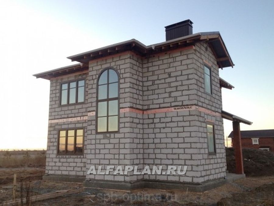 Строительство дома по проекту 157A - фото №2