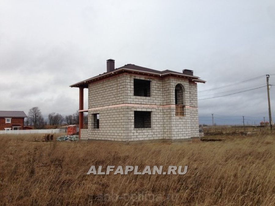 Строительство дома по проекту 157A - фото №3