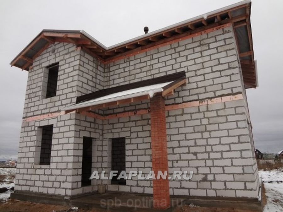 Строительство дома по проекту 157A - фото №6