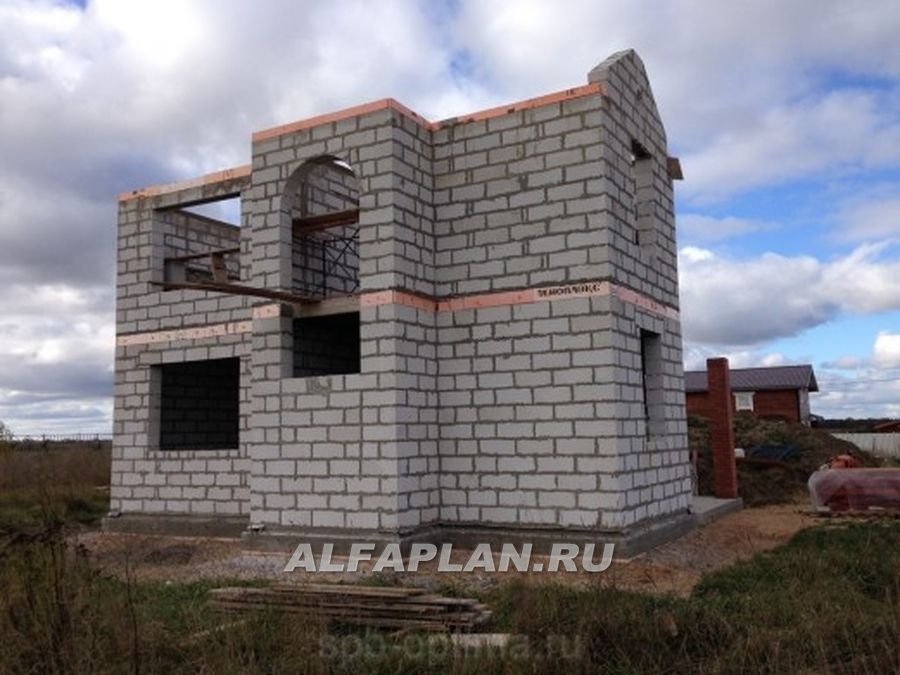 Строительство дома по проекту 157A - фото №7