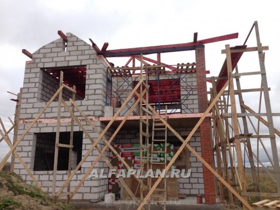 Строительство дома по проекту 157A - фото №8