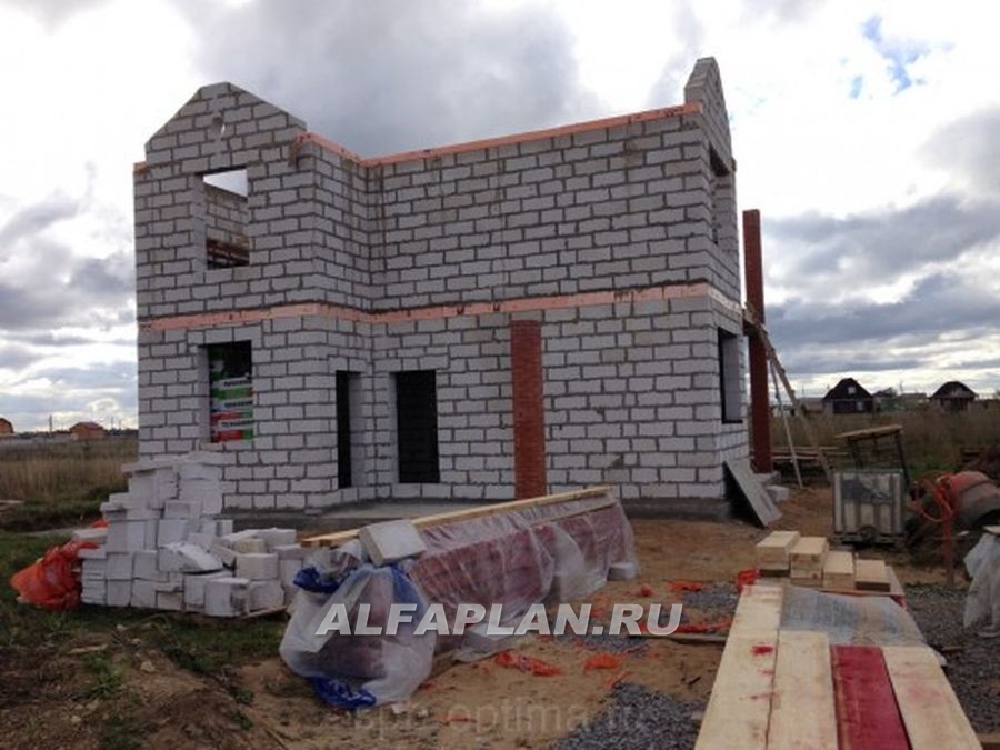 Строительство дома по проекту 157A - фото №9