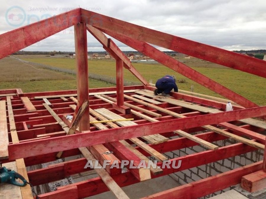 Строительство дома по проекту 157A - фото №16