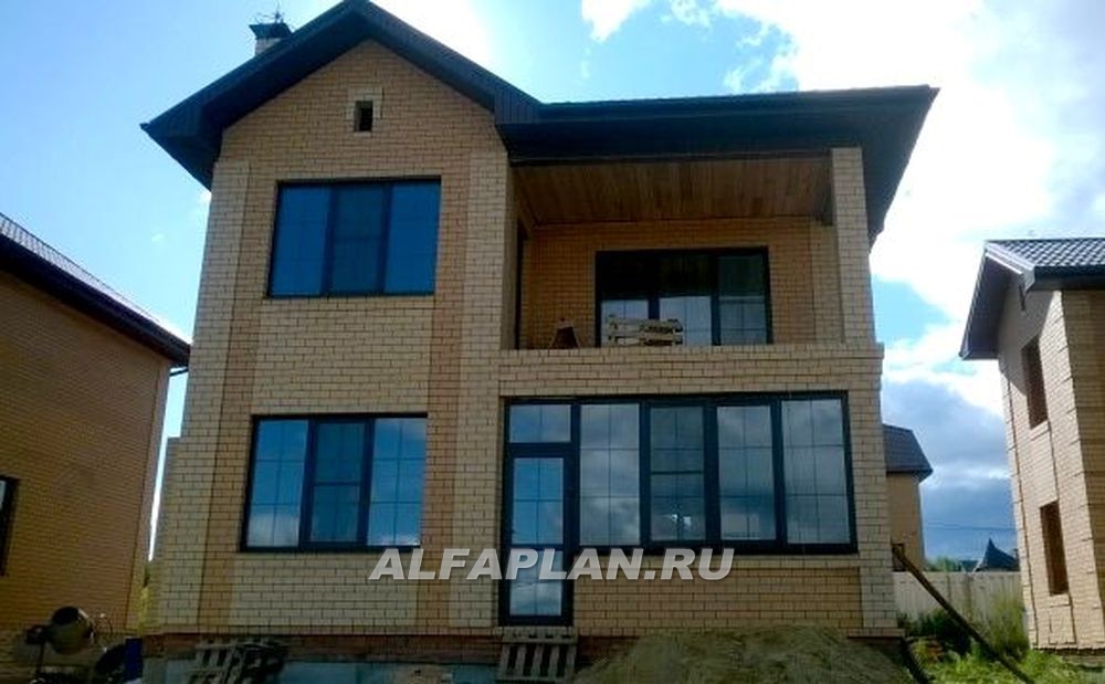 Строительство дома по проекту 157A - фото №6