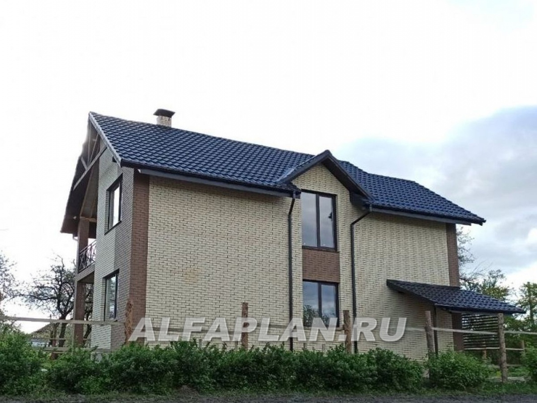 Строительство дома по проекту 163A - фото №7