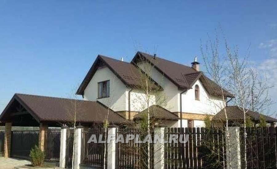 Строительство дома по проекту 163E - фото №2