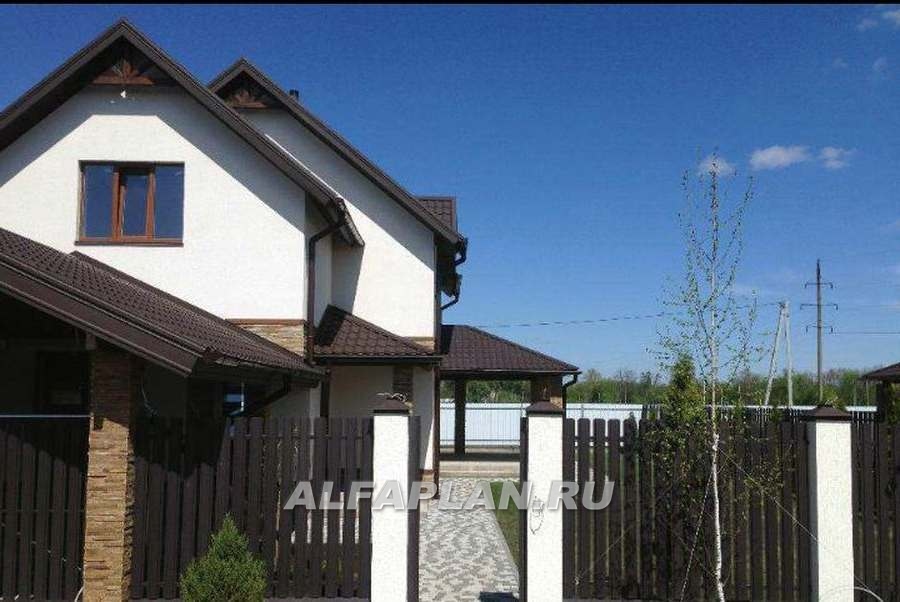 Строительство дома по проекту 163E - фото №7