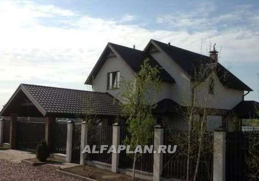 Строительство дома по проекту 163E - фото №9