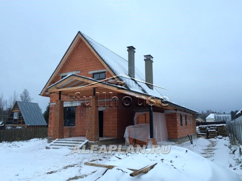 Строительство дома по проекту 171A - фото №2