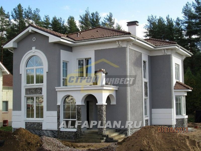 Строительство дома по проекту 186A - фото №2