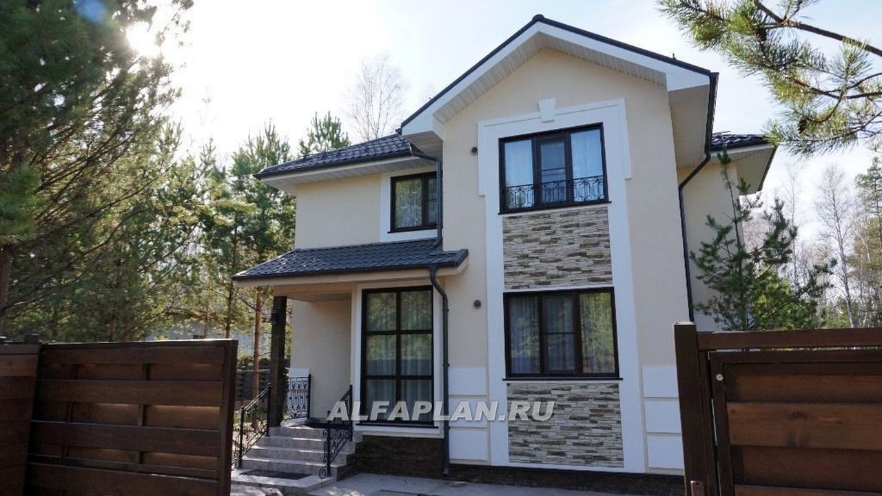 Строительство дома по проекту 186A - фото №1