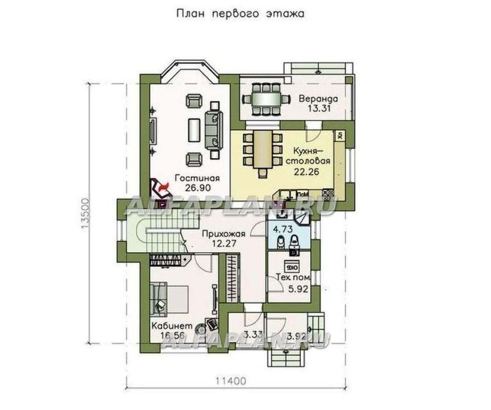 Строительство дома по проекту 186A - фото №5