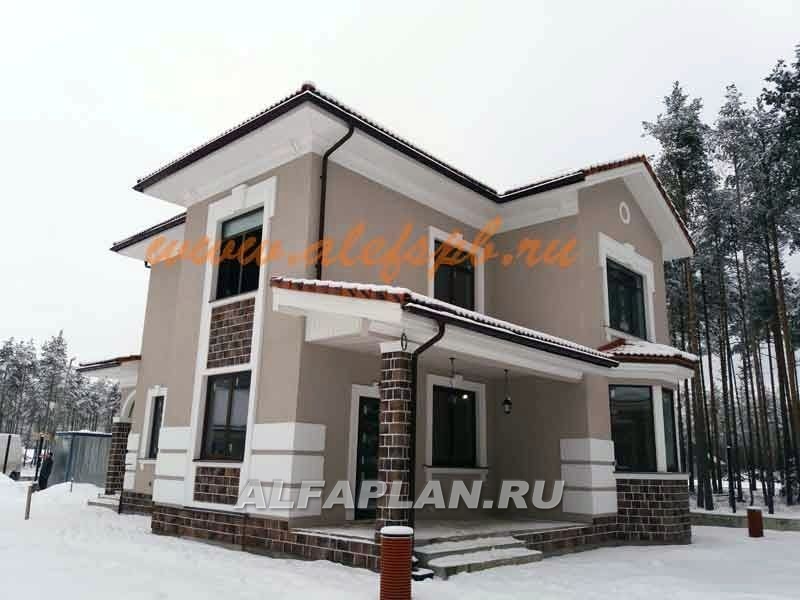 Строительство дома по проекту 186A - фото №7