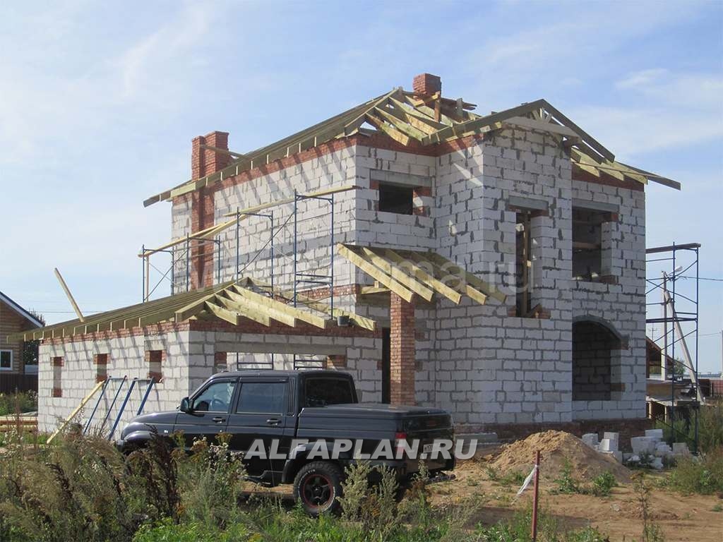 Строительство дома по проекту 199B - фото №21