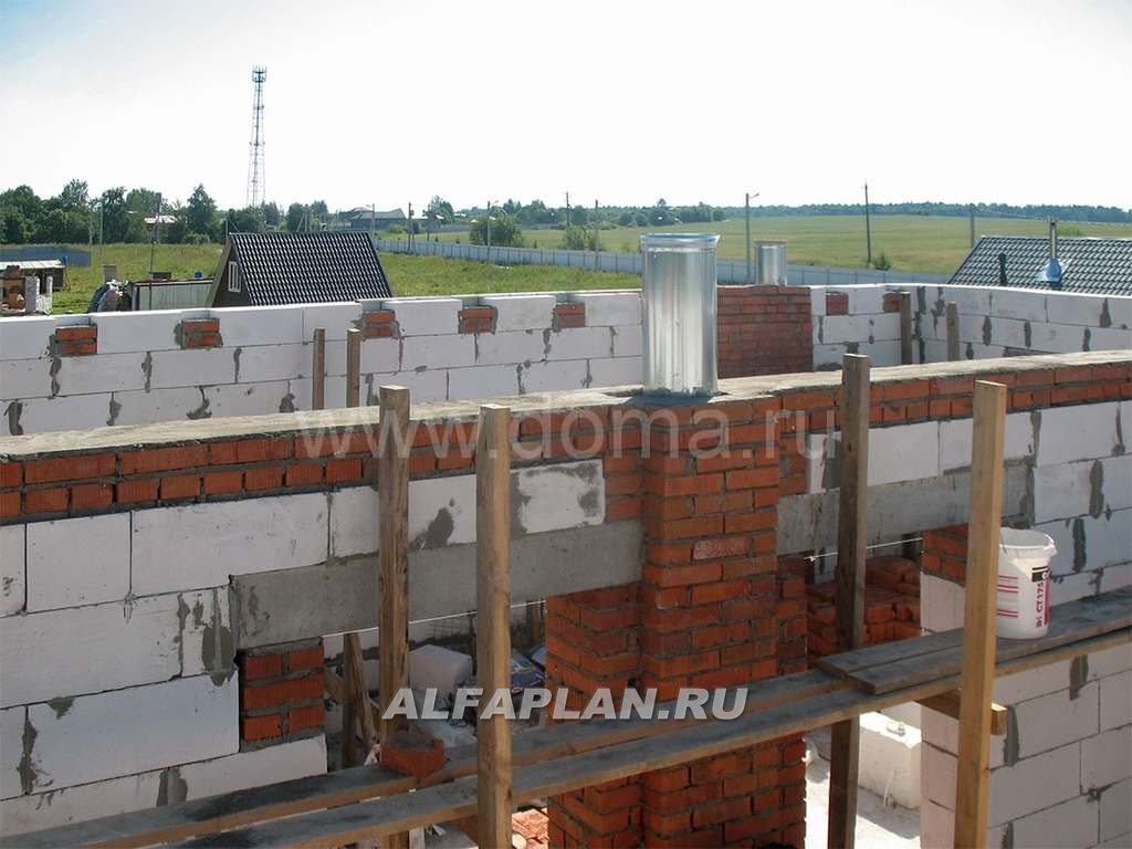 Строительство дома по проекту 199B - фото №23