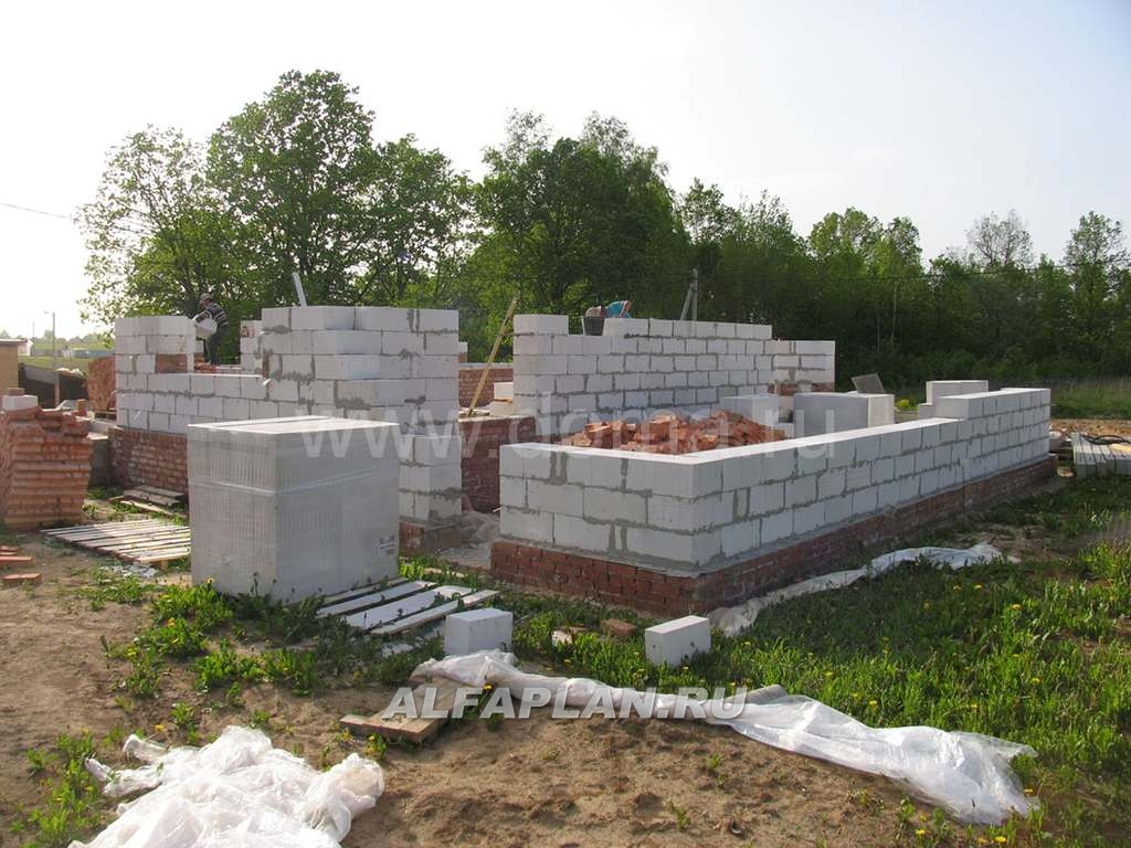 Строительство дома по проекту 199B - фото №28