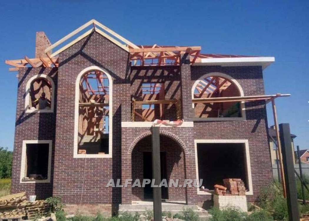 Строительство дома по проекту 317A - фото №4