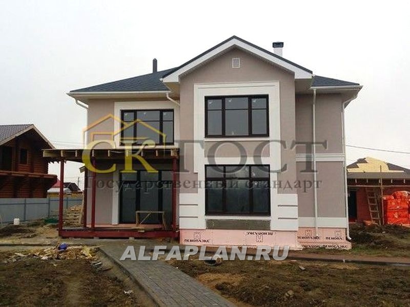 Строительство дома по проекту 337A - фото №4