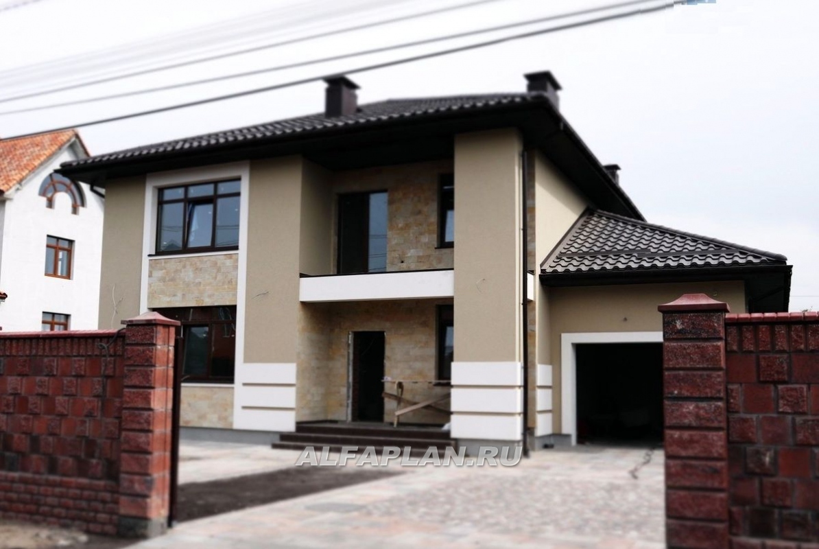 Строительство дома по проекту 370B - фото №1