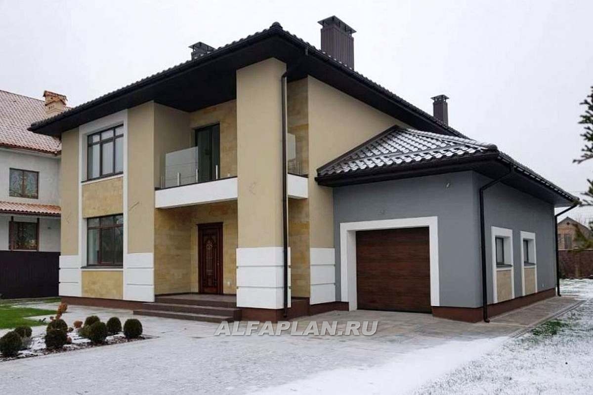 Строительство дома по проекту 370B - фото №4