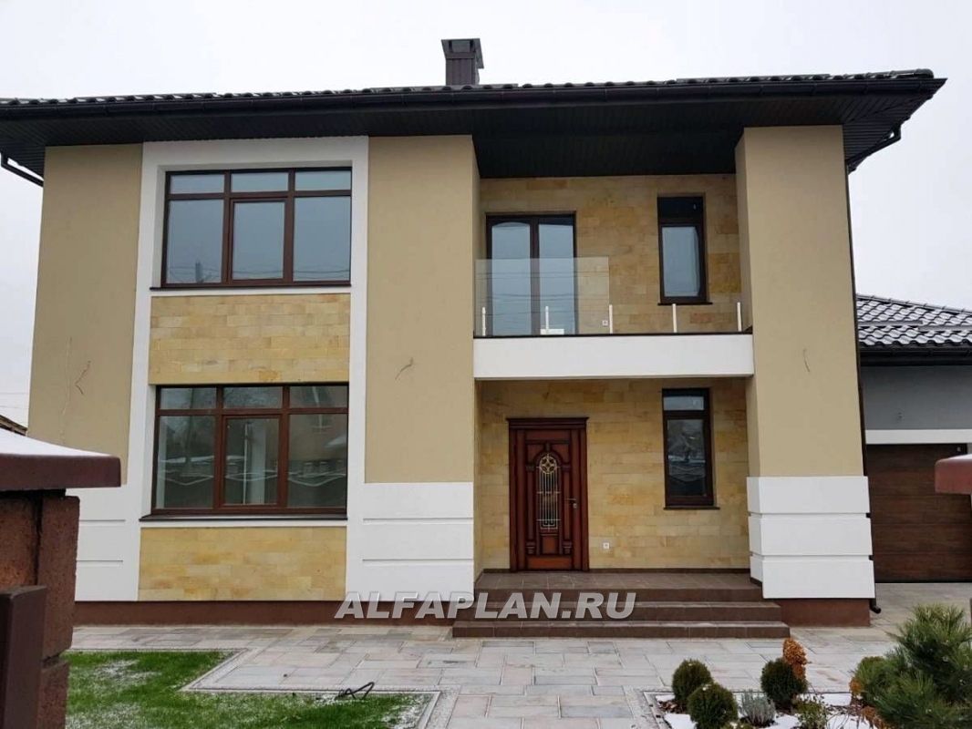 Строительство дома по проекту 370B - фото №6