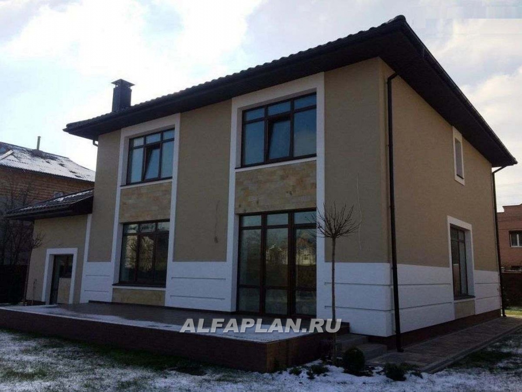 Строительство дома по проекту 370B - фото №11