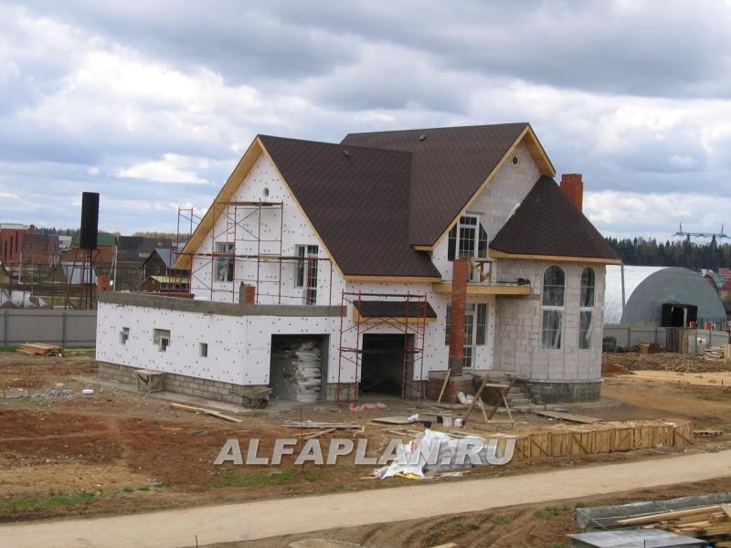 Строительство дома по проекту 25C - фото №6