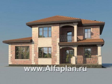 Проекты домов Альфаплан - «Фортуна» - коттедж с удобной планировкой - превью дополнительного изображения №3